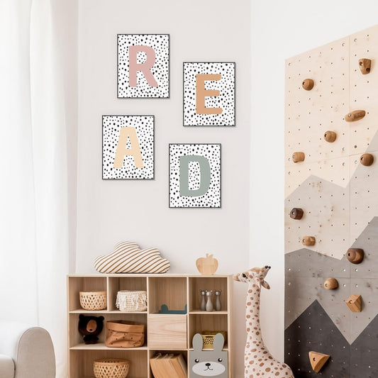 PLKMN Classroom Decor,Boho Classroom Must Haves Homeschool Decor Set of 4
