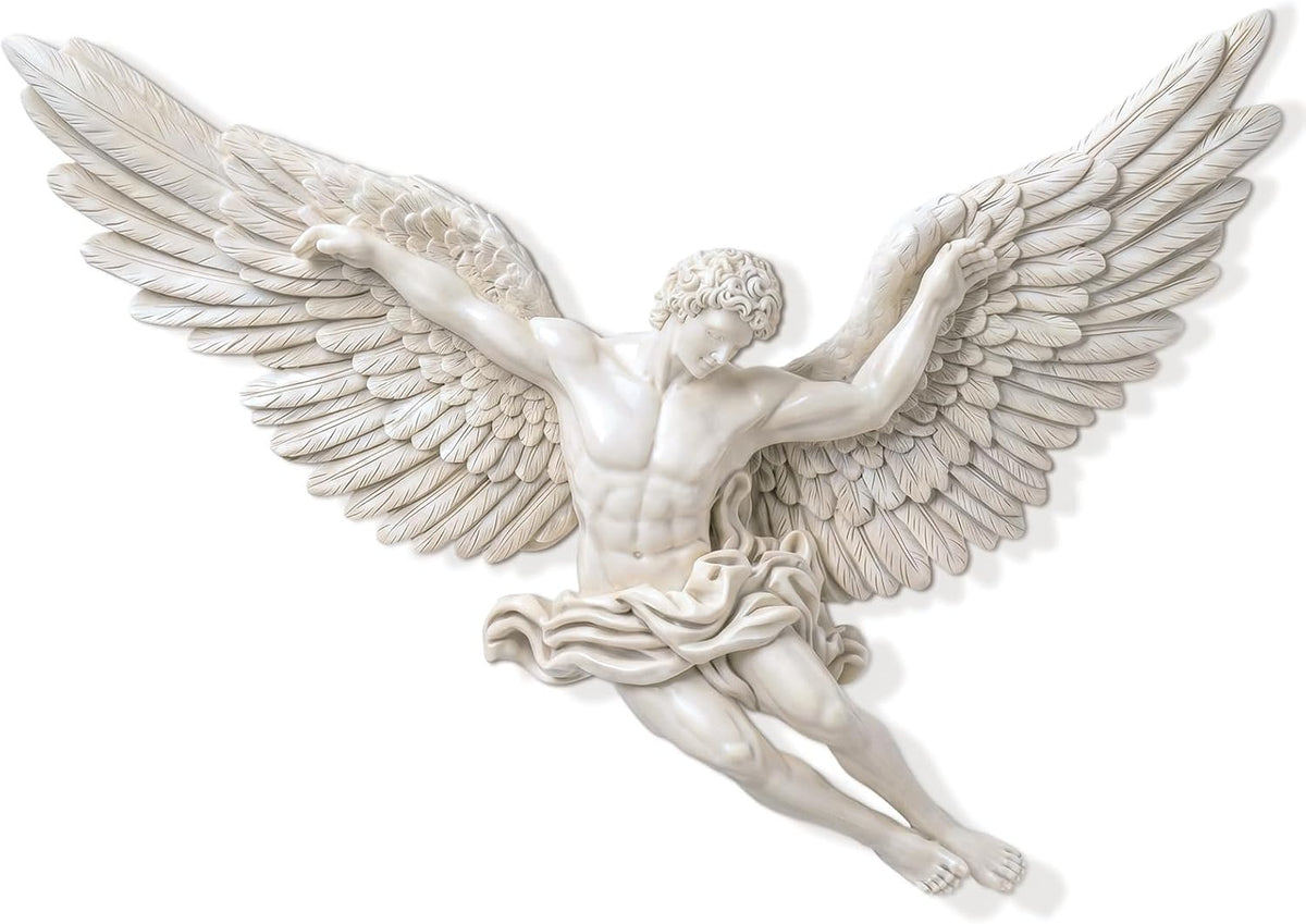 Greek Icarus Resin Wall Sculpture 11.6 x 8.5 x 2 Inch