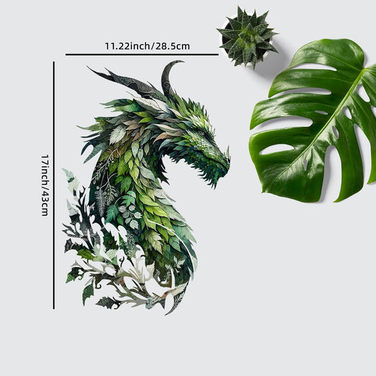 Benziso Dragon Metal Wall Art Medieval Decor Fantasy Decorations (colorful-1)