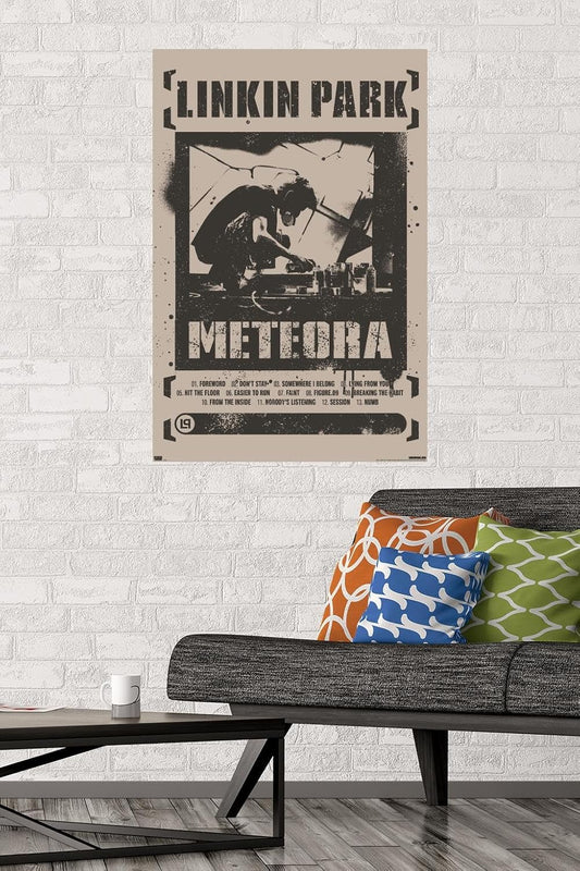 Linkin Park - Meteora Wall Poster, 34L" x 22.4W", Unframed Version