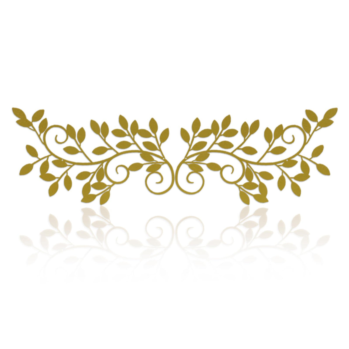 ESTART 2 Pcs Metal Tree Leaf Wall Art Vine Branch Decor, Gold