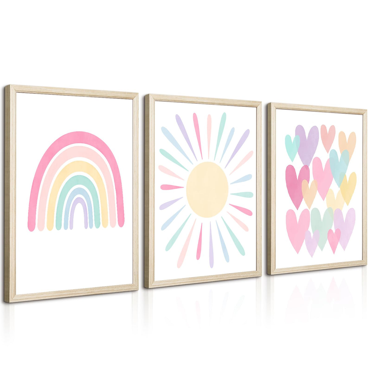 Mental Health Wall Art Child Psychology Canvas Poster Therapy Office Wall Decor Inspirational Prints Motivational Pictures Affirmations Artwork Counselor Painting for Classroom 8x10x9 Inch Unframed