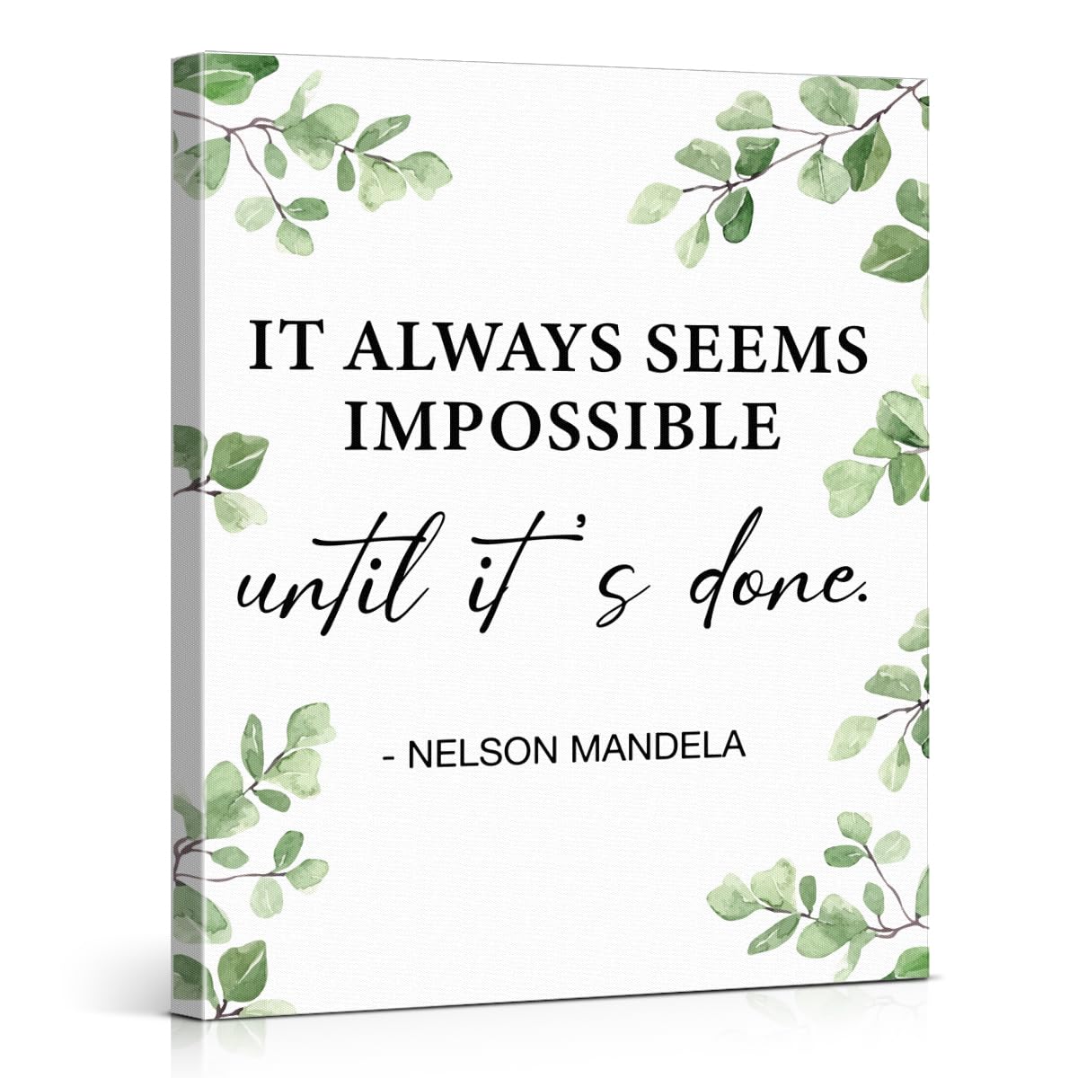 Inspirational Wall Art Decor Print Pictures (8 X 8 Inches, Framed)