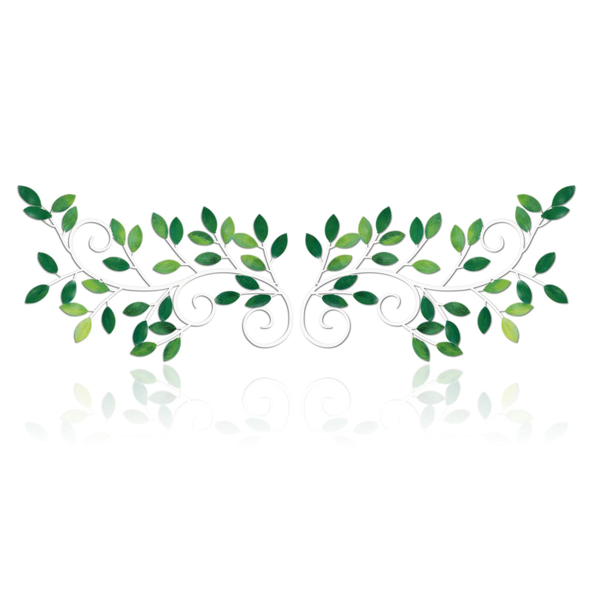 ESTART 2 Pcs Metal Tree Leaf Wall Art Vine Branch Decor, Gold
