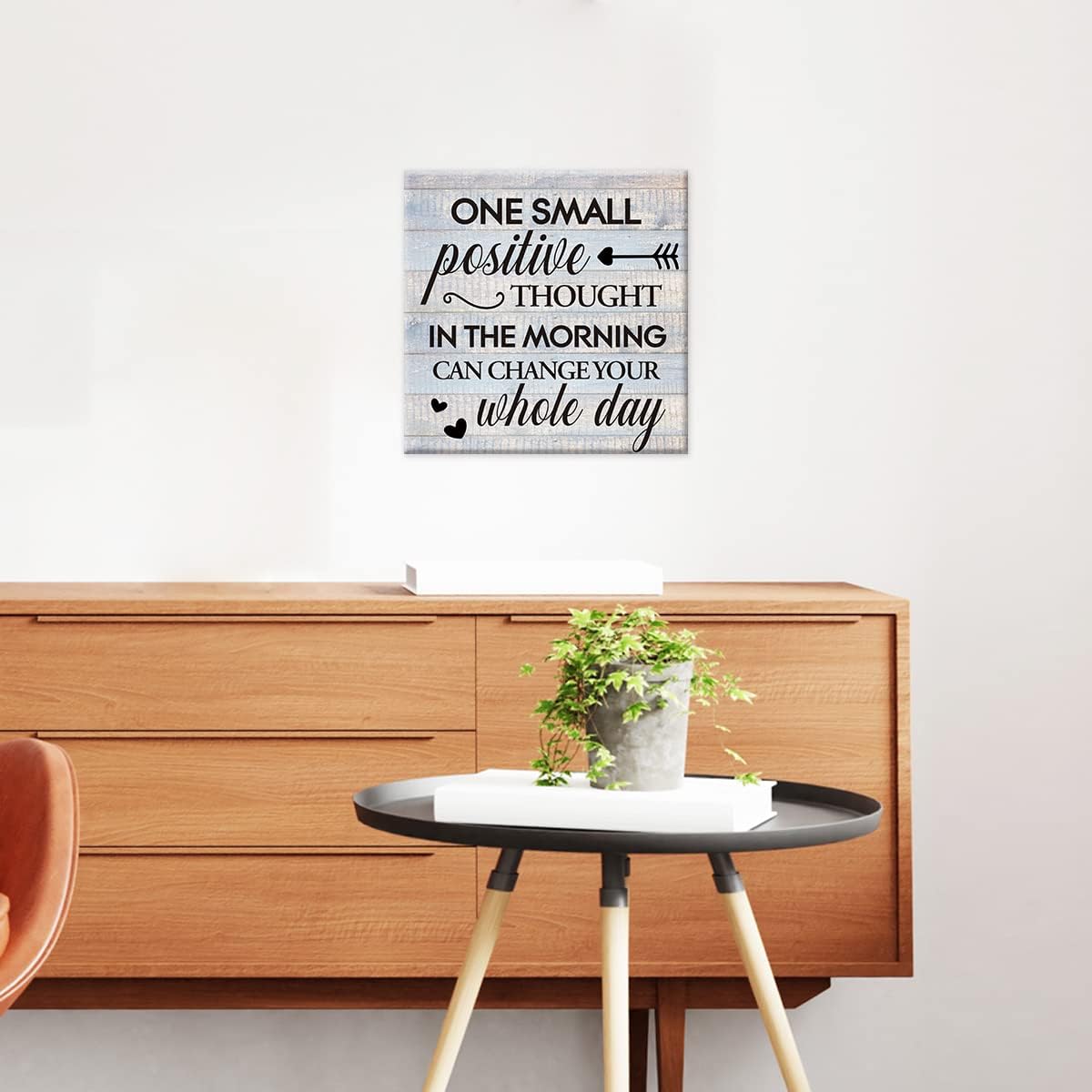 Inspirational Wall Art Decor Print Pictures (8 X 8 Inches, Framed)