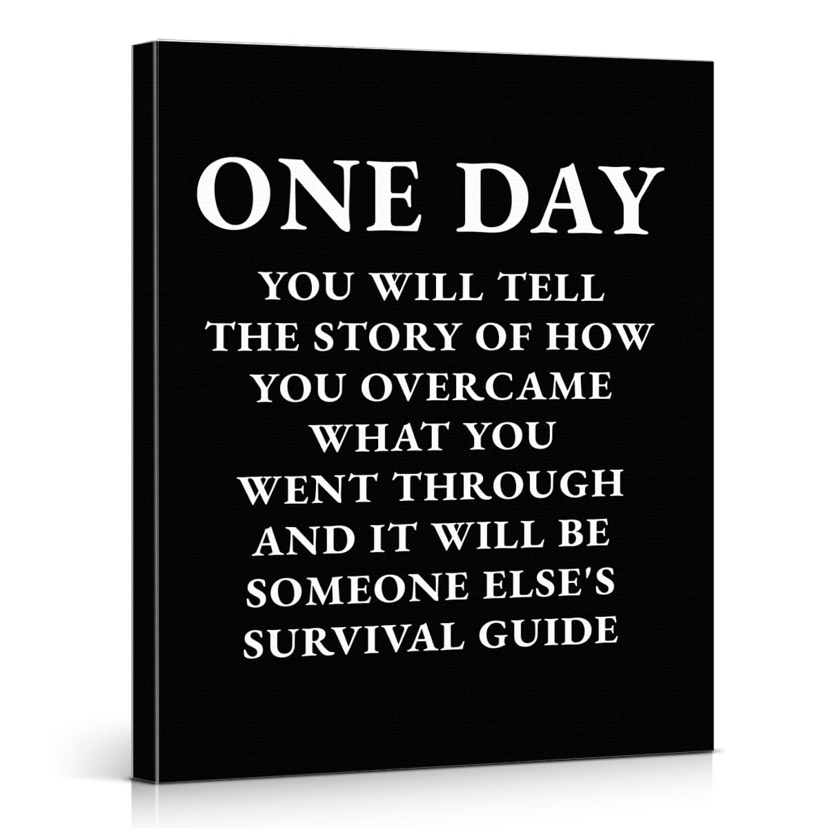 Inspirational Wall Art Decor Print Pictures (8 X 8 Inches, Framed)
