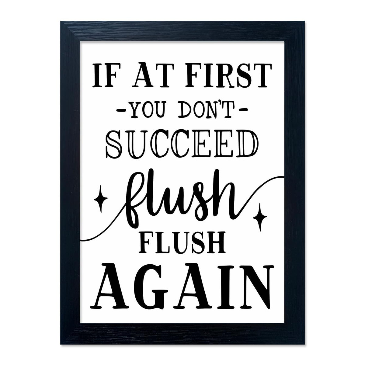 Black and White Bathroom Wall Art You Look So Good Framed Black Striped Bathroom Decor Modern Minimalist Canvas Print Painting Artworks for Wall