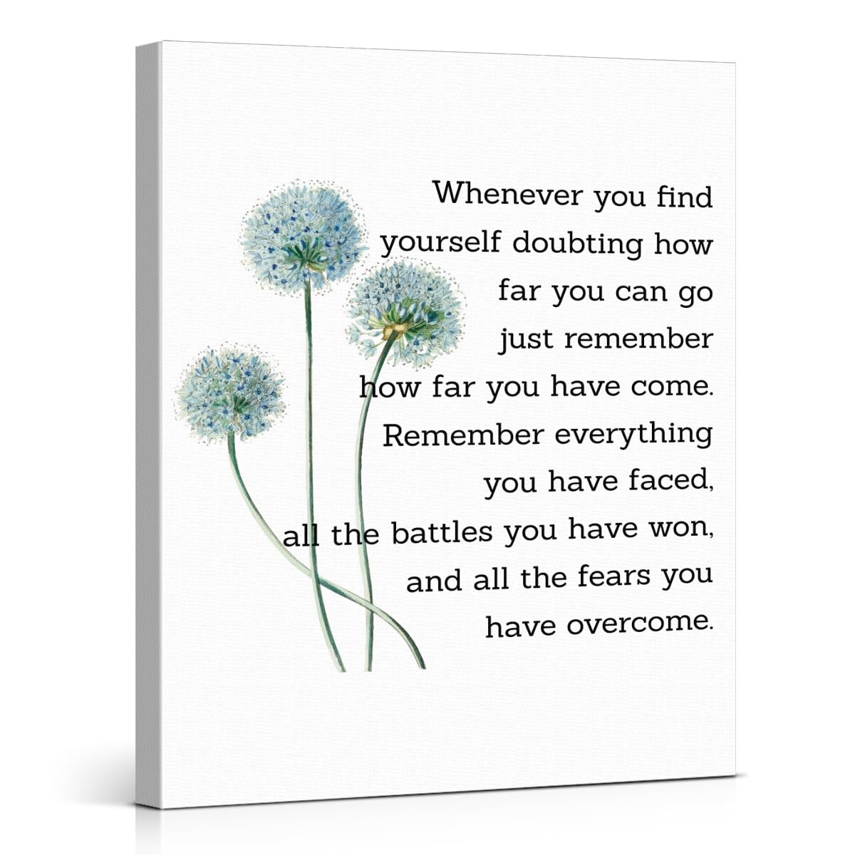 Inspirational Wall Art Decor Print Pictures (8 X 8 Inches, Framed)