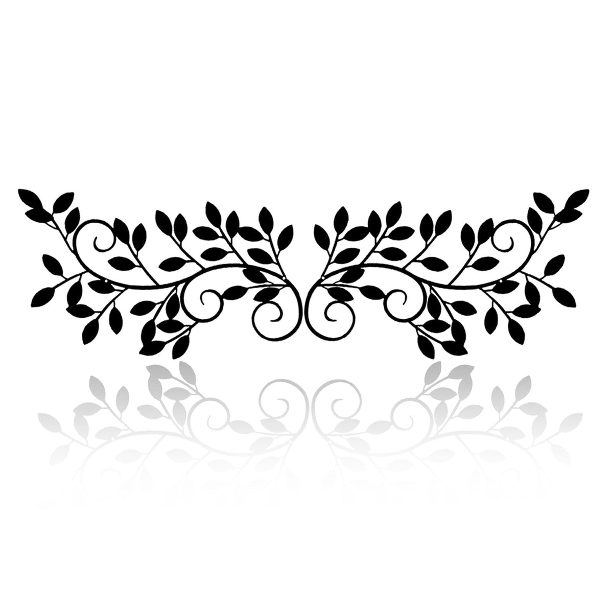 ESTART 2 Pcs Metal Tree Leaf Wall Art Vine Branch Decor, Gold