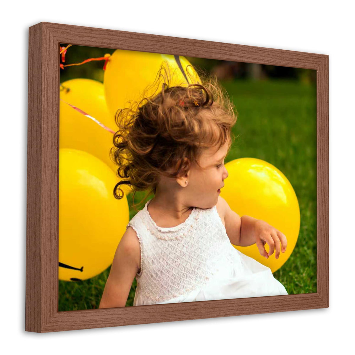 Framed Custom Canvas Prints with Your Photos Personalized Photo to Canvas Print Gifts for Couples Friends Family Baby Pets (Black, 8" L x 10" W)