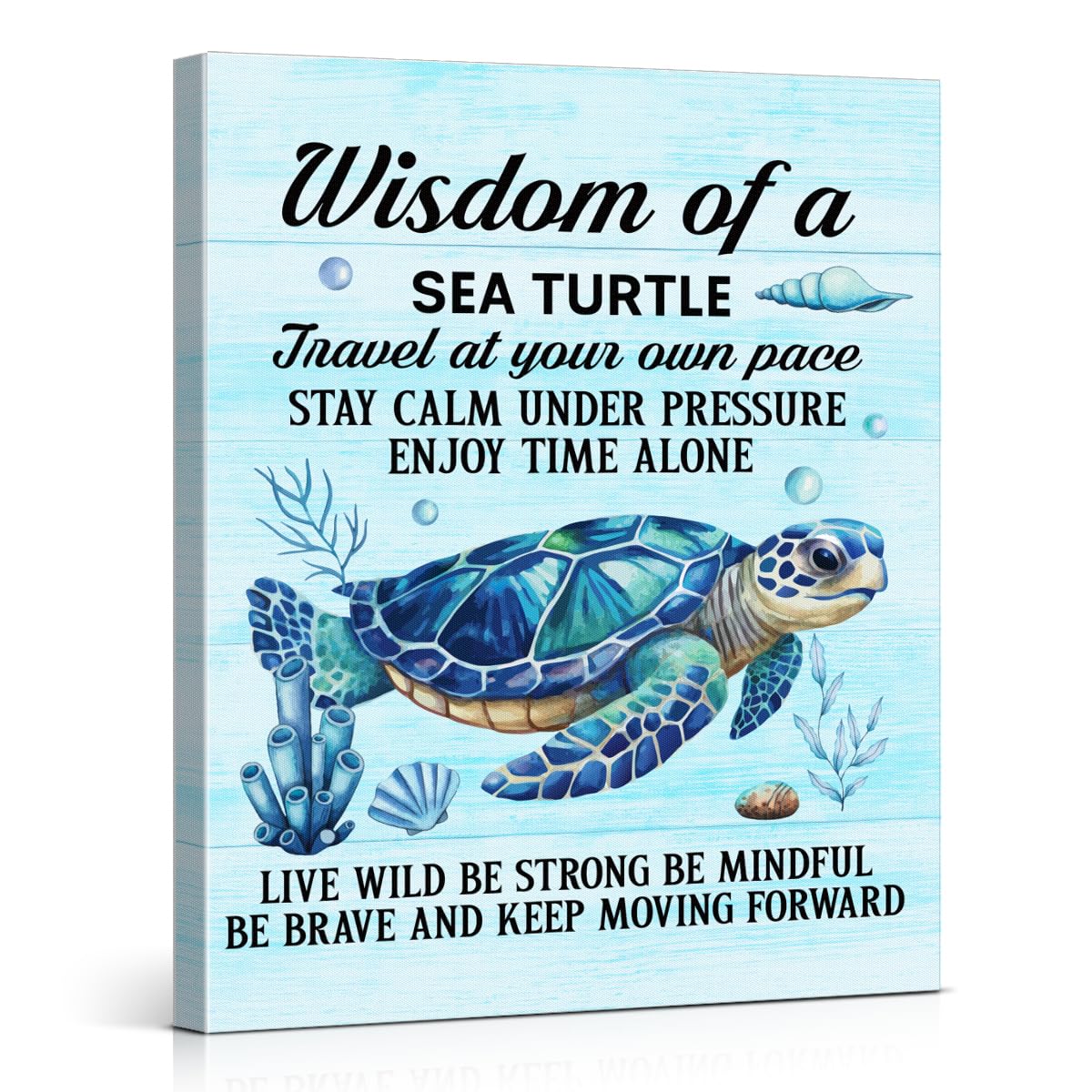 Inspirational Wall Art Decor Print Pictures (8 X 8 Inches, Framed)