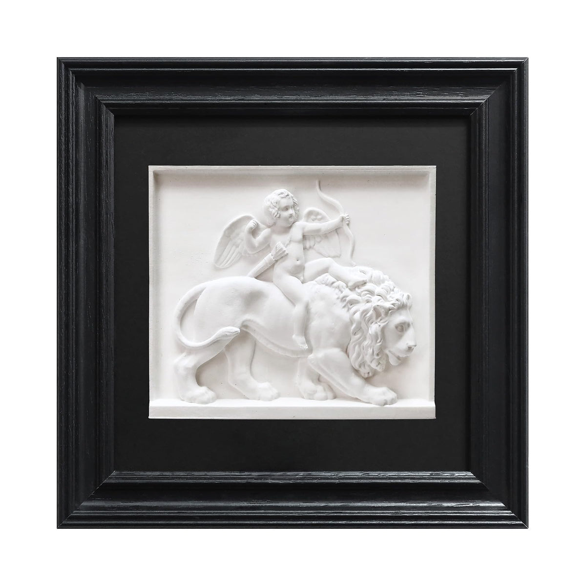 FOLKOR LIFE Framed Black and White Wall Sculpture Venus de Milo