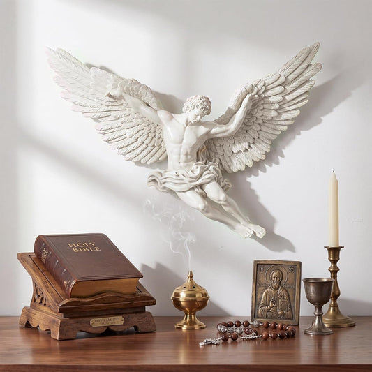 Greek Icarus Resin Wall Sculpture 11.6 x 8.5 x 2 Inch
