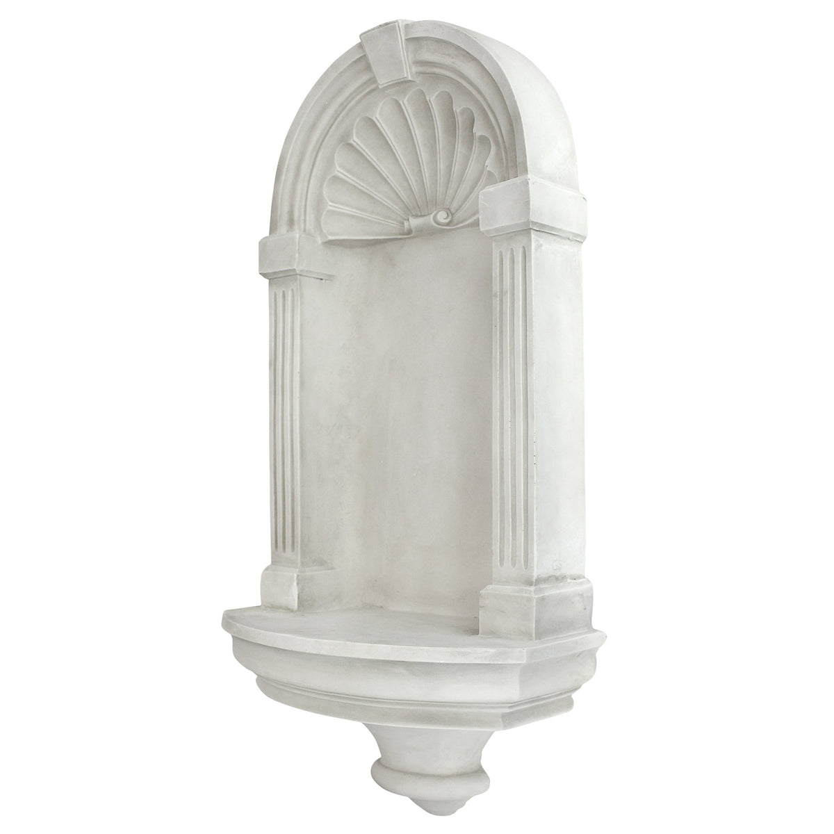 Design Toscano Classical European Style Wall Niche Display Shelf, Medium, 21 Inches Tall, Cast Stone Resin, Antique Stone