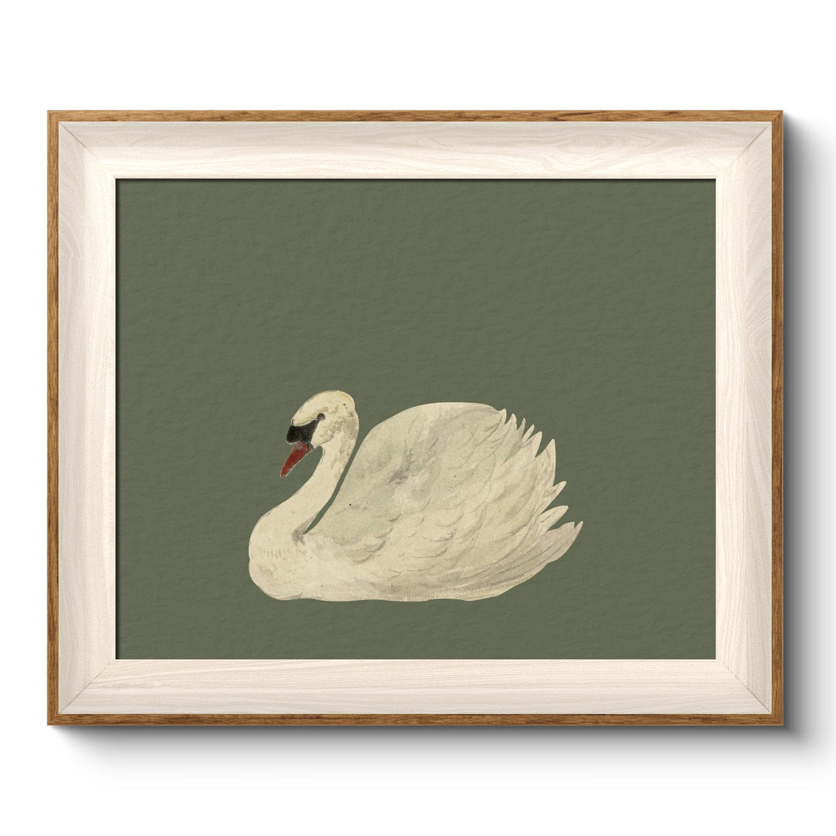 VIYYIEA Framed Wall Art for Living Room, Swan Wall Decor, 12×10 Inch