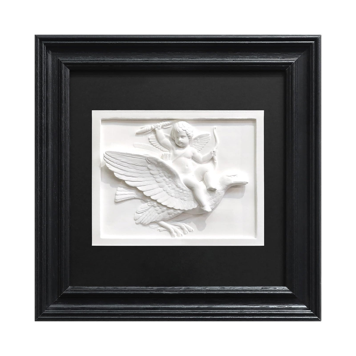 FOLKOR LIFE Framed Black and White Wall Sculpture Venus de Milo