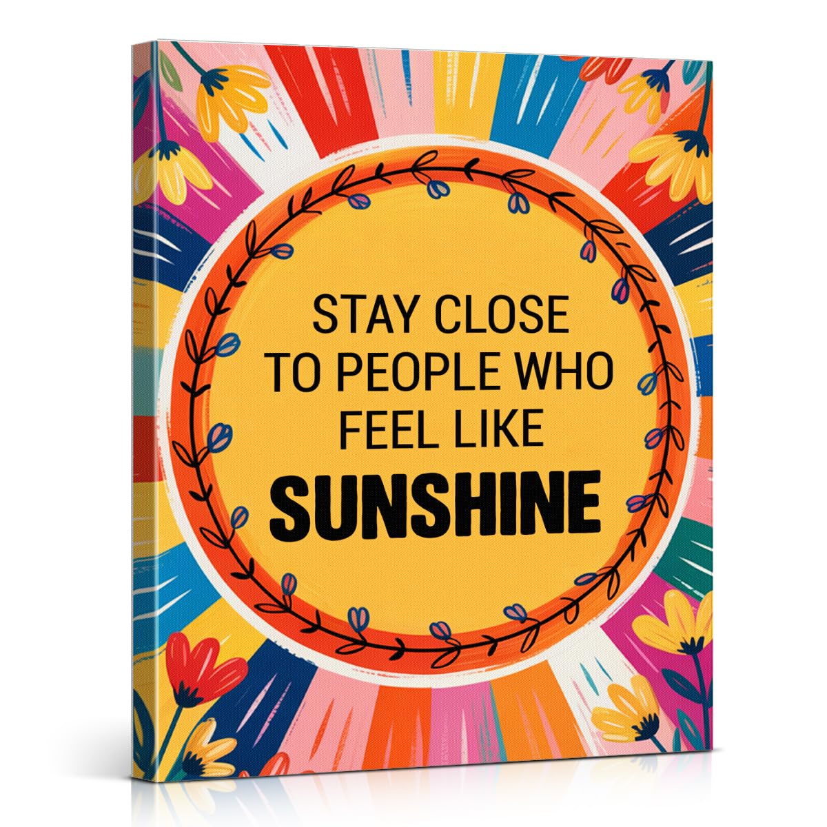 Inspirational Wall Art Decor Print Pictures (8 X 8 Inches, Framed)