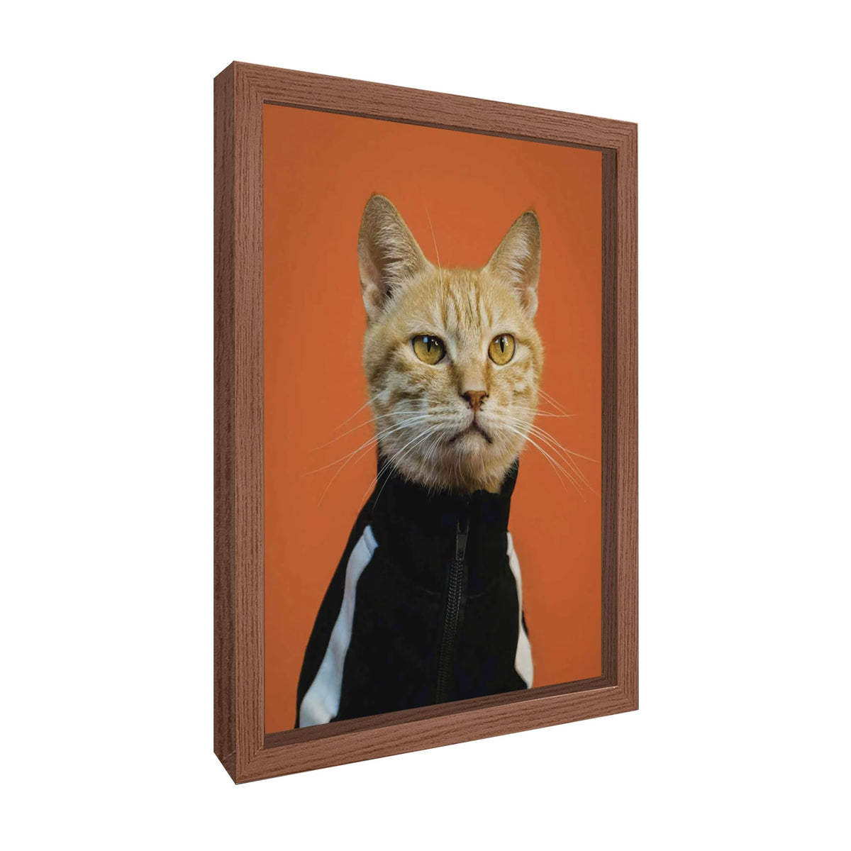 Framed Custom Canvas Prints with Your Photos Personalized Photo to Canvas Print Gifts for Couples Friends Family Baby Pets (Black, 8" L x 10" W)