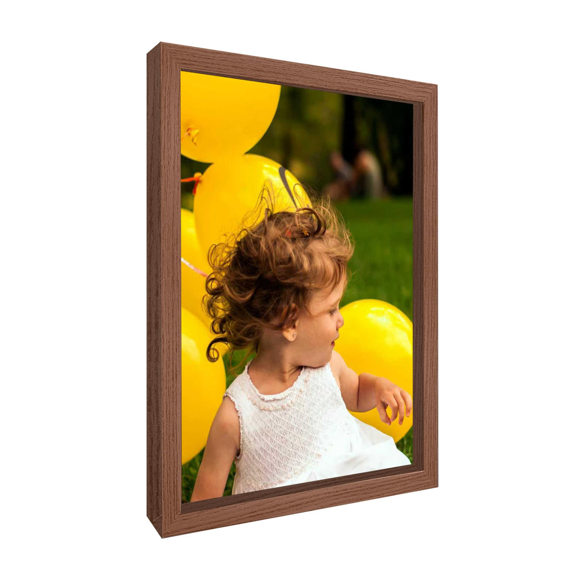 Framed Custom Canvas Prints with Your Photos Personalized Photo to Canvas Print Gifts for Couples Friends Family Baby Pets (Black, 8" L x 10" W)