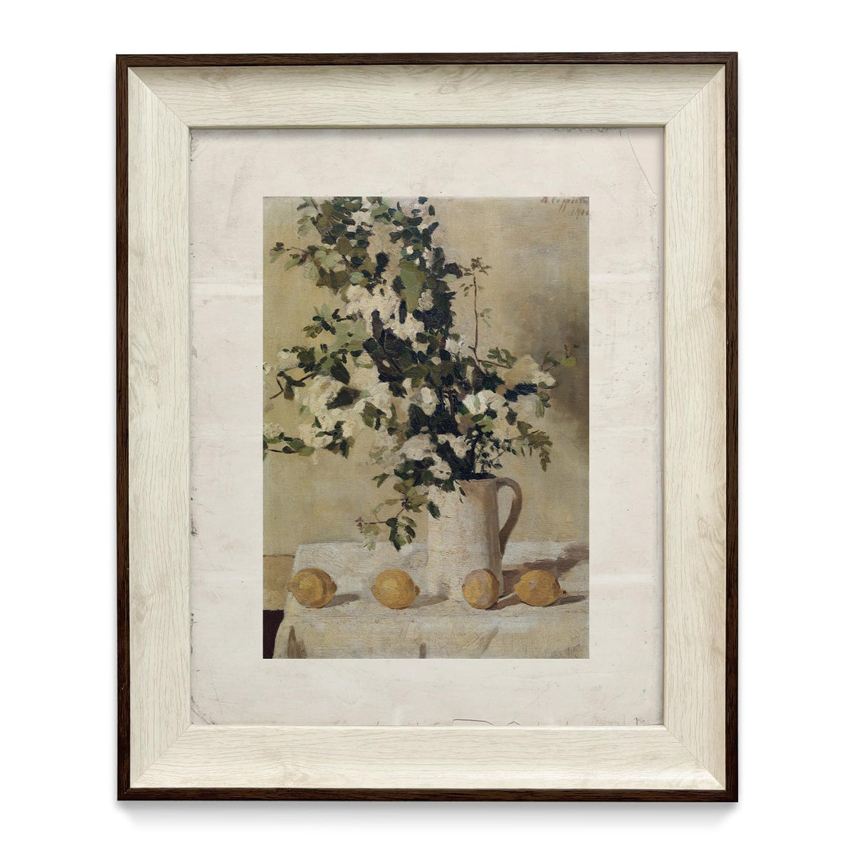 razliubit Green Cute Framed Wall Art Prints, Replaceable Wall Decors for Room Aesthtic, Small Framed Artwork Oil Painting for Bedroom Bathroom Kitchen Office Decor(10"x12")