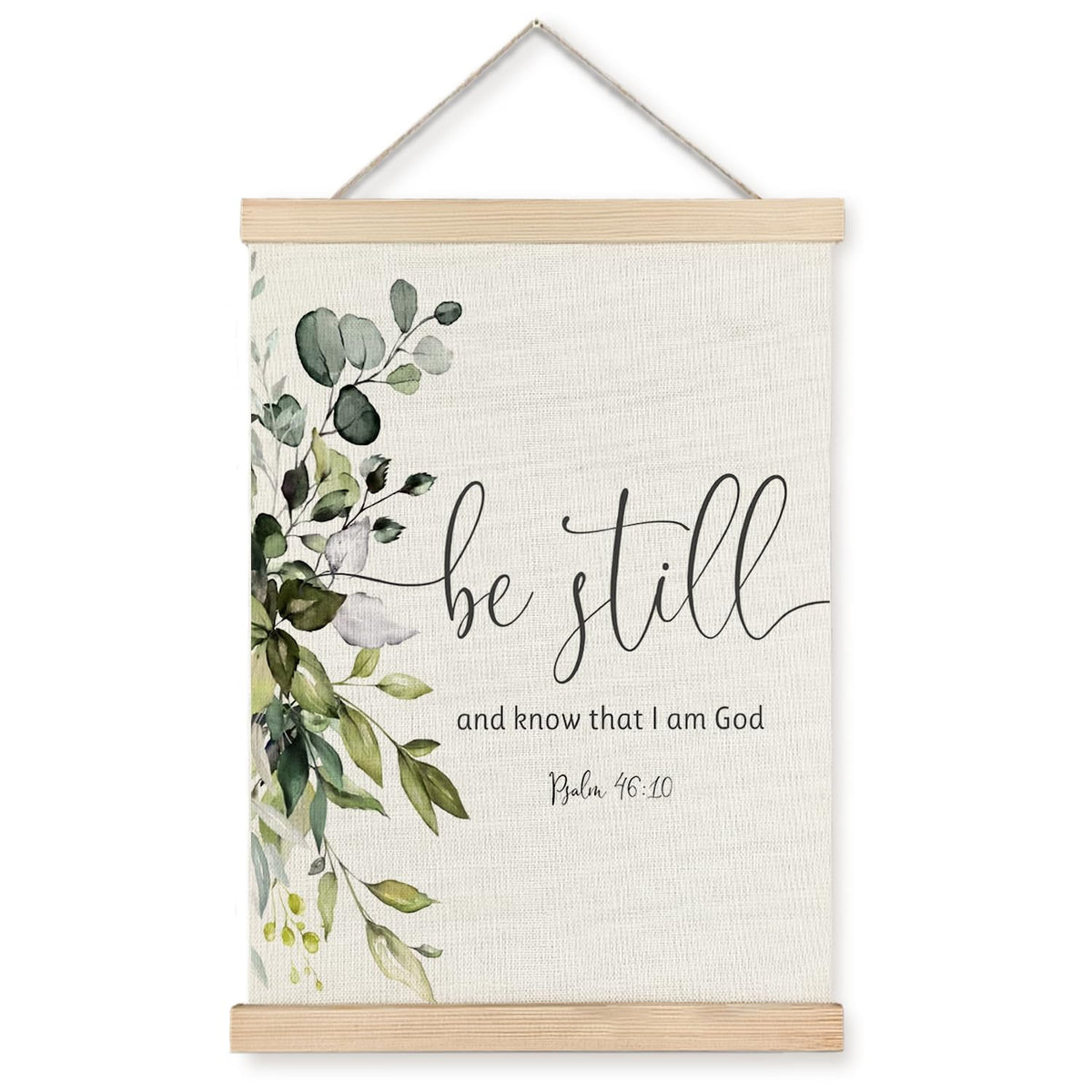 Supwhd Christian Wall Art Decor for Bedroom Living Room Office, His Mercies are New Every Morning Scripture Wall Art Framed 12x16, Christian Gifts for Women