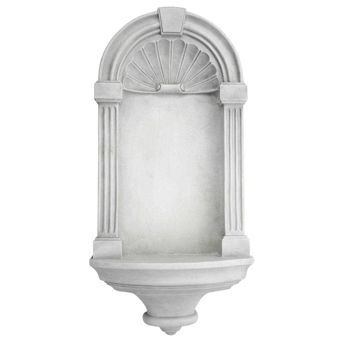 Design Toscano Classical European Style Wall Niche Display Shelf, Medium, 21 Inches Tall, Cast Stone Resin, Antique Stone