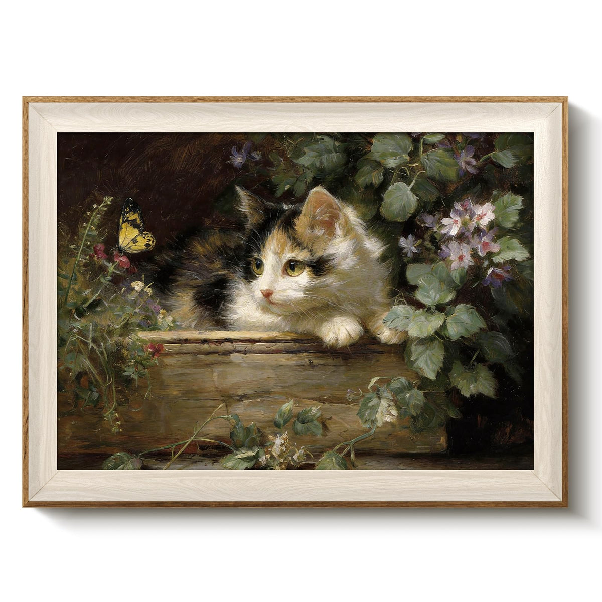 VIYYIEA Framed Wall Art for Living Room, Swan Wall Decor, 12×10 Inch