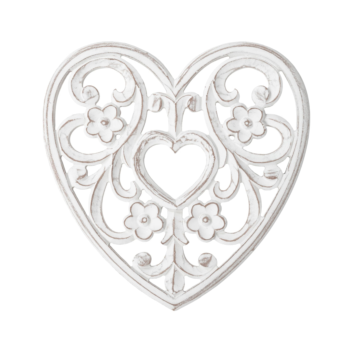 JFY Designs Iris Hand Carved Wood Medallion Wall Panels Bedroom Décor