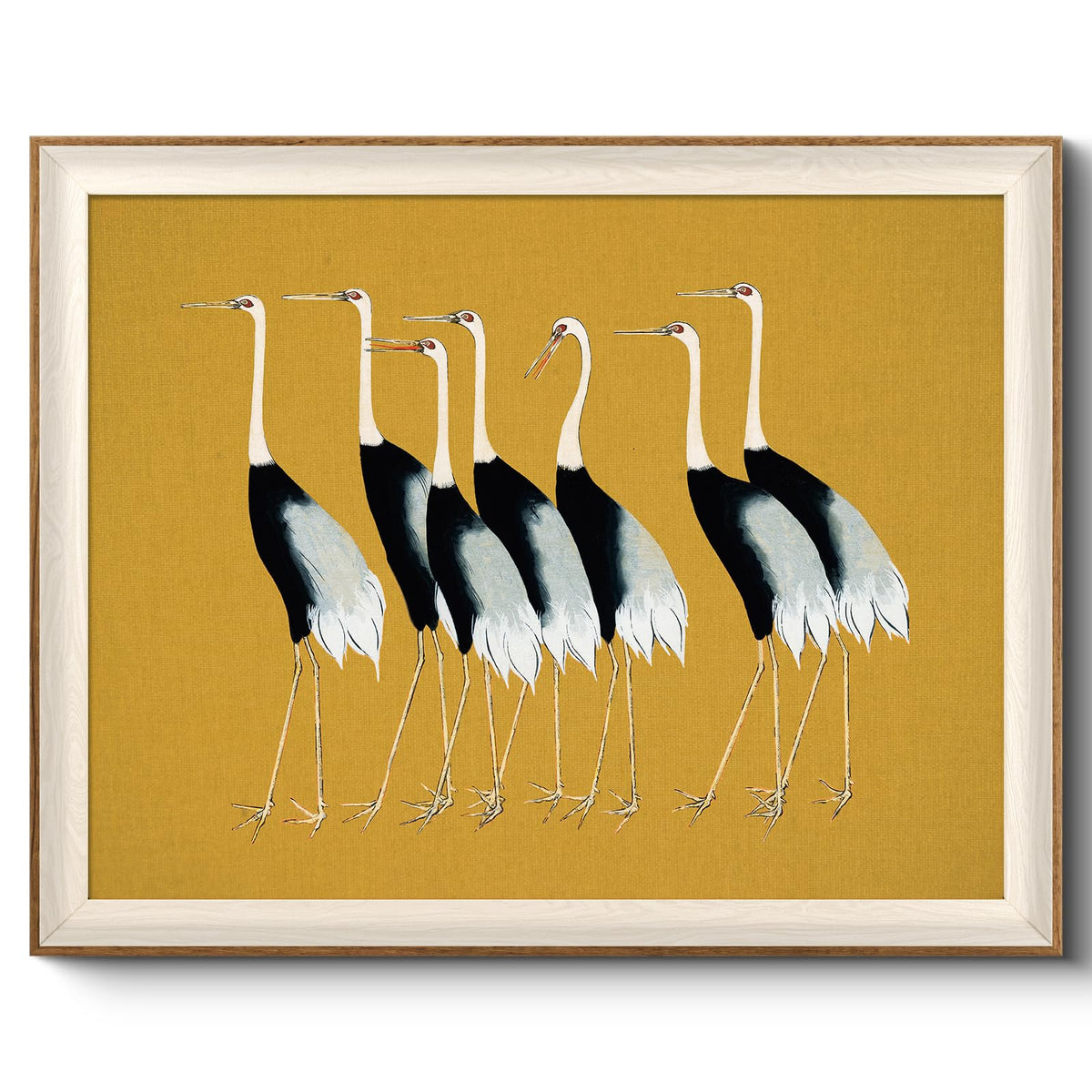 VIYYIEA Framed Wall Art for Living Room, Swan Wall Decor, 12×10 Inch