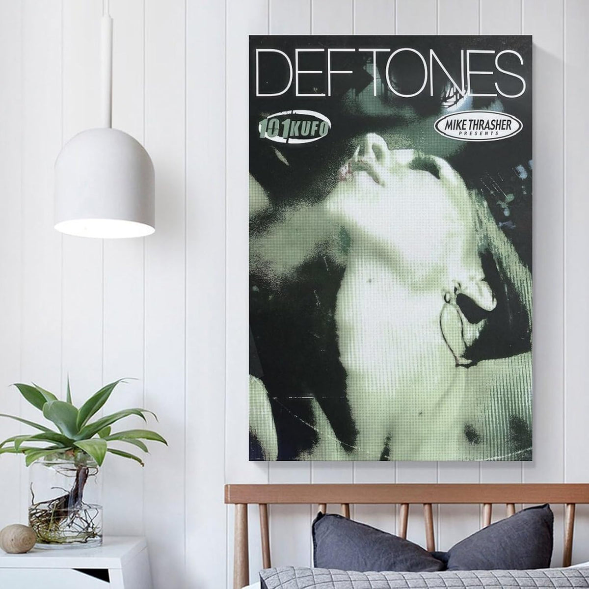 VQFYNOBCI Deftones Poster Vintega MusicCanvas Art for Room Aesthetic And Wall Art Picture Living Room Decor Poster12x18inch(30x45cm)
