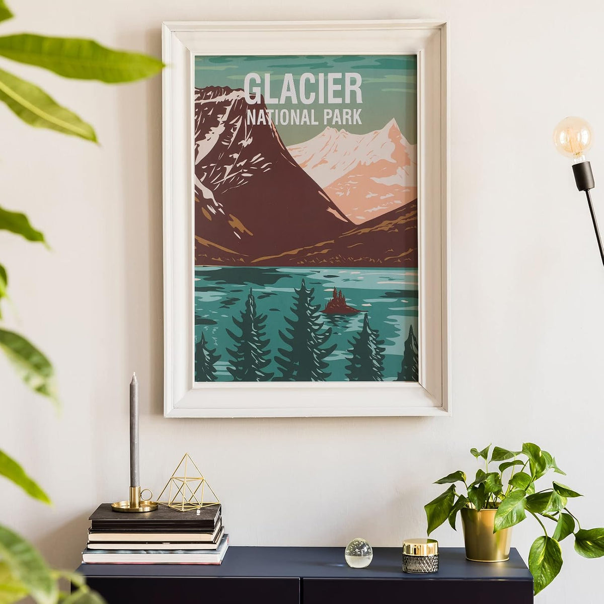 Gersoniel 16 Pcs National Park Posters Nature Art Wall Print, Vintage Style