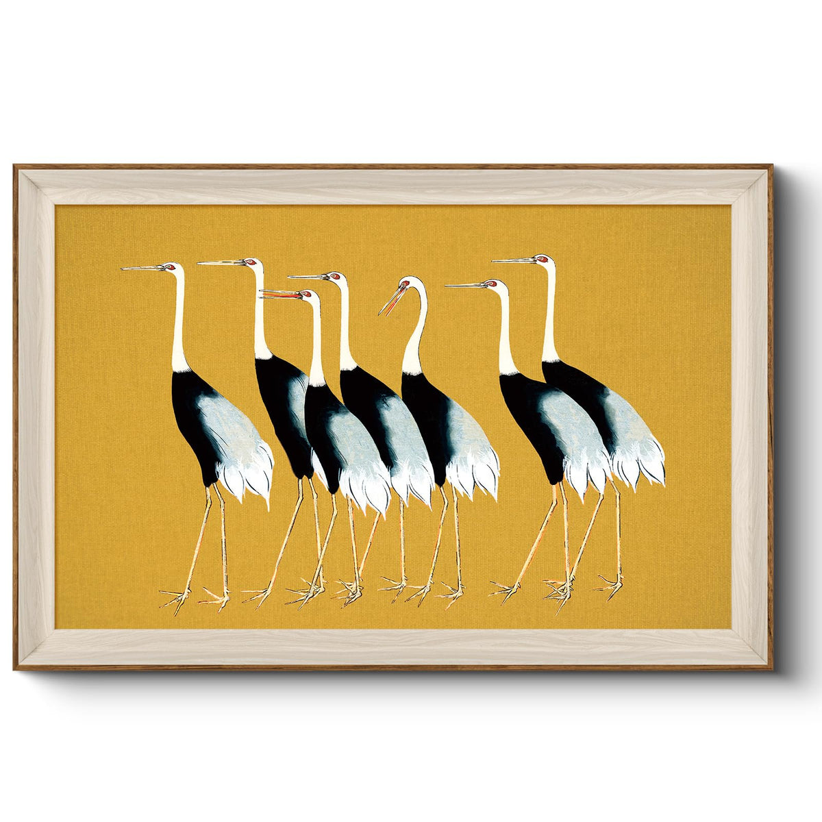 VIYYIEA Framed Wall Art for Living Room, Swan Wall Decor, 12×10 Inch
