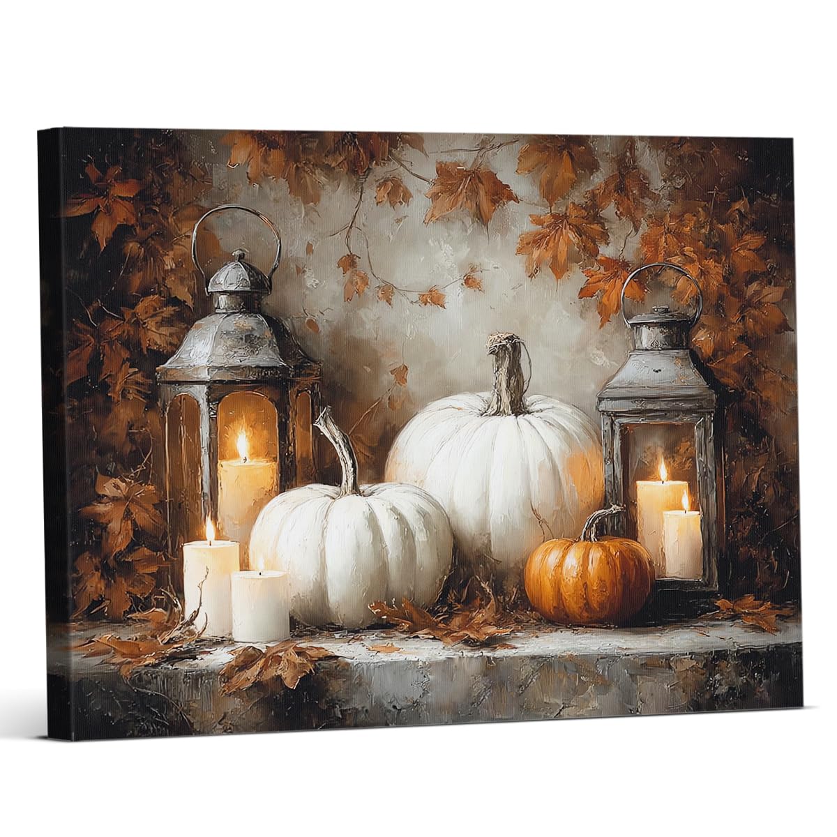 Funny Ghost Cat Halloween Bathroom Wall Art Ghost Are Canvas Print Framed