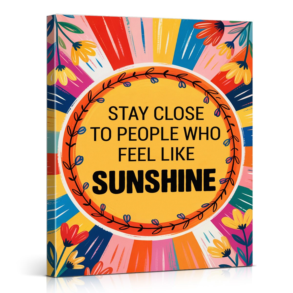 Inspirational Wall Art Decor Print Pictures (8 X 8 Inches, Framed)