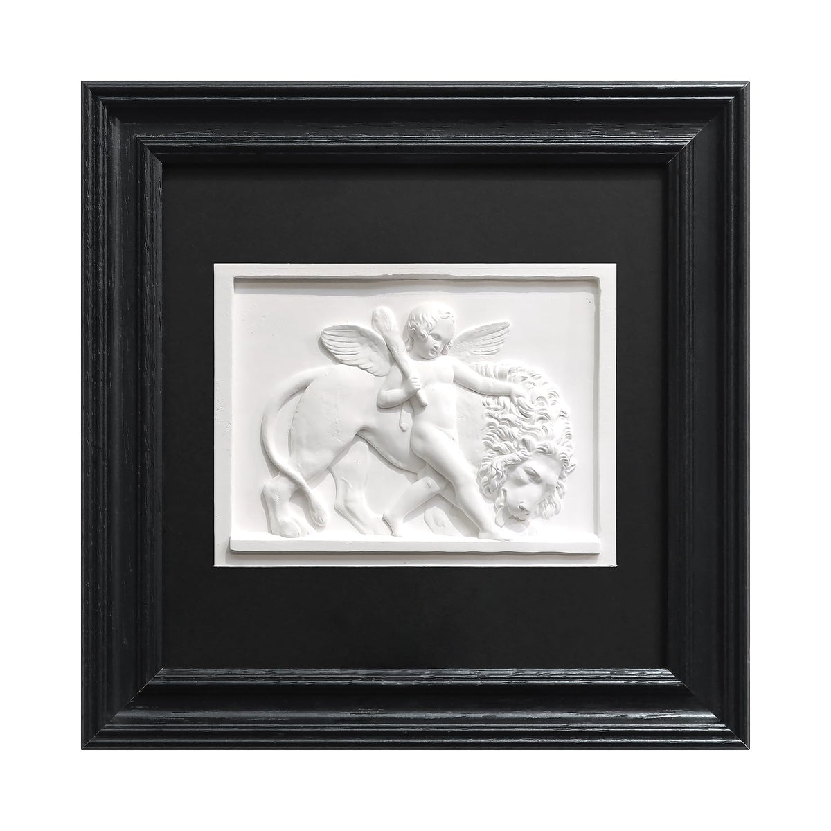 FOLKOR LIFE Framed Black and White Wall Sculpture Venus de Milo
