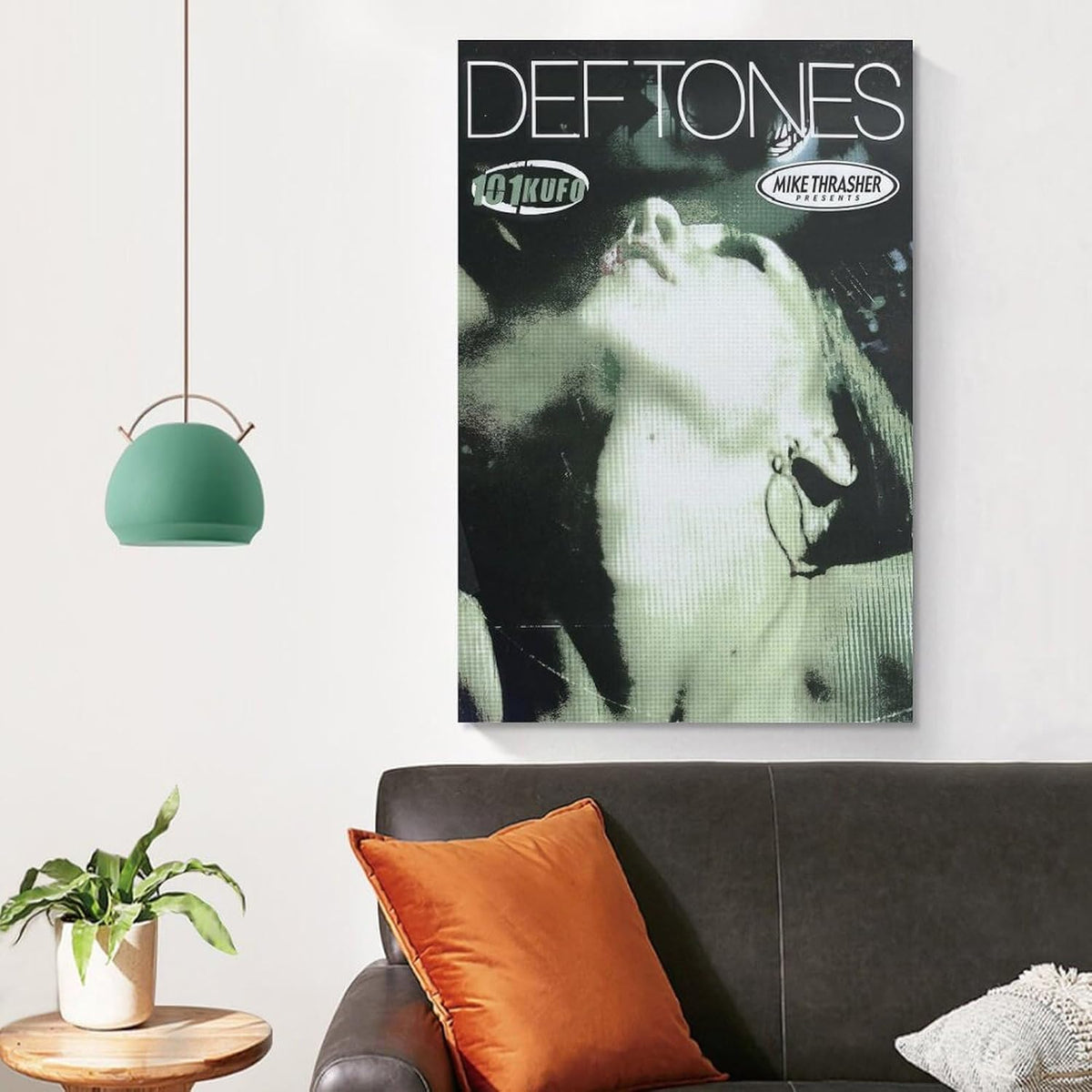 VQFYNOBCI Deftones Poster Vintega MusicCanvas Art for Room Aesthetic And Wall Art Picture Living Room Decor Poster12x18inch(30x45cm)