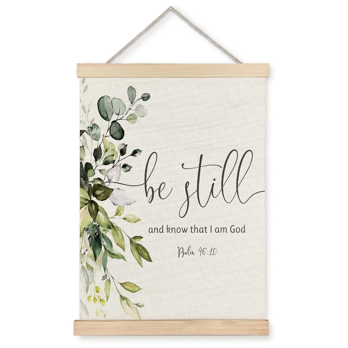 Supwhd Christian Wall Art Decor for Bedroom Living Room Office, His Mercies are New Every Morning Scripture Wall Art Framed 12x16, Christian Gifts for Women