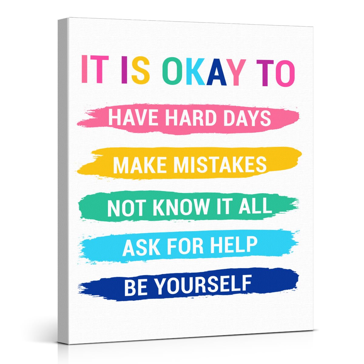 Inspirational Wall Art Decor Print Pictures (8 X 8 Inches, Framed)