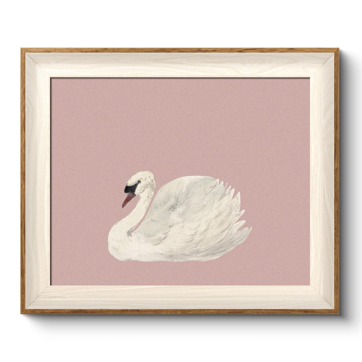 VIYYIEA Framed Wall Art for Living Room, Swan Wall Decor, 12×10 Inch
