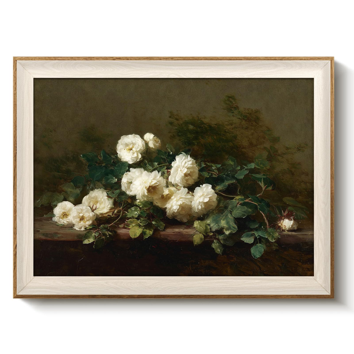 VIYYIEA Framed Wall Art for Living Room, Swan Wall Decor, 12×10 Inch