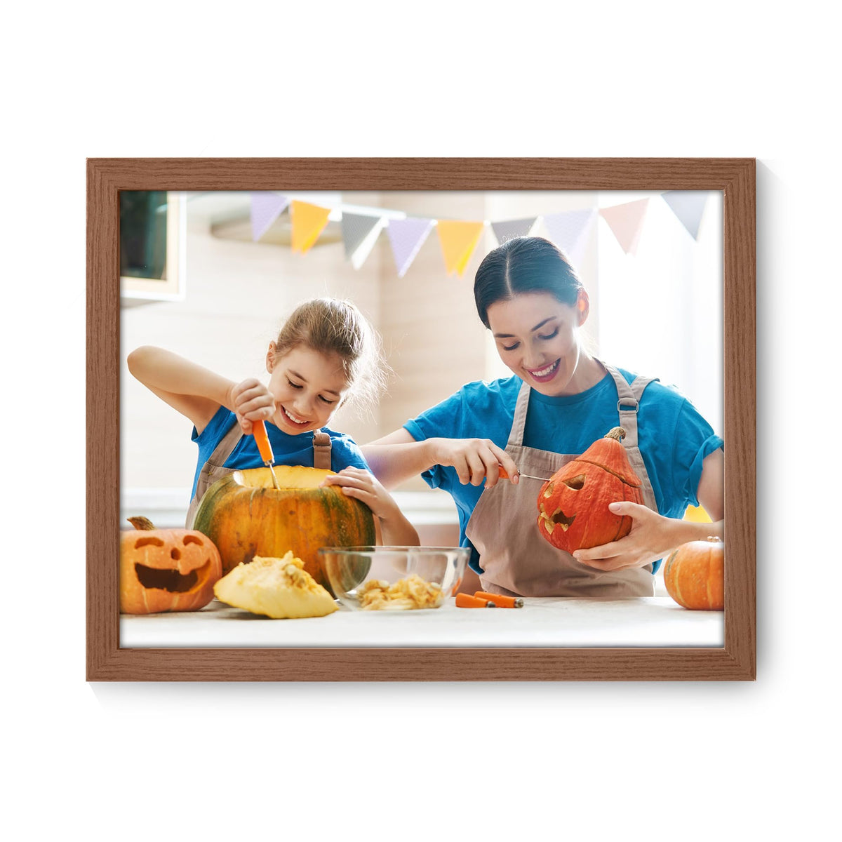 Framed Custom Canvas Prints with Your Photos Personalized Photo to Canvas Print Gifts for Couples Friends Family Baby Pets (Black, 8" L x 10" W)