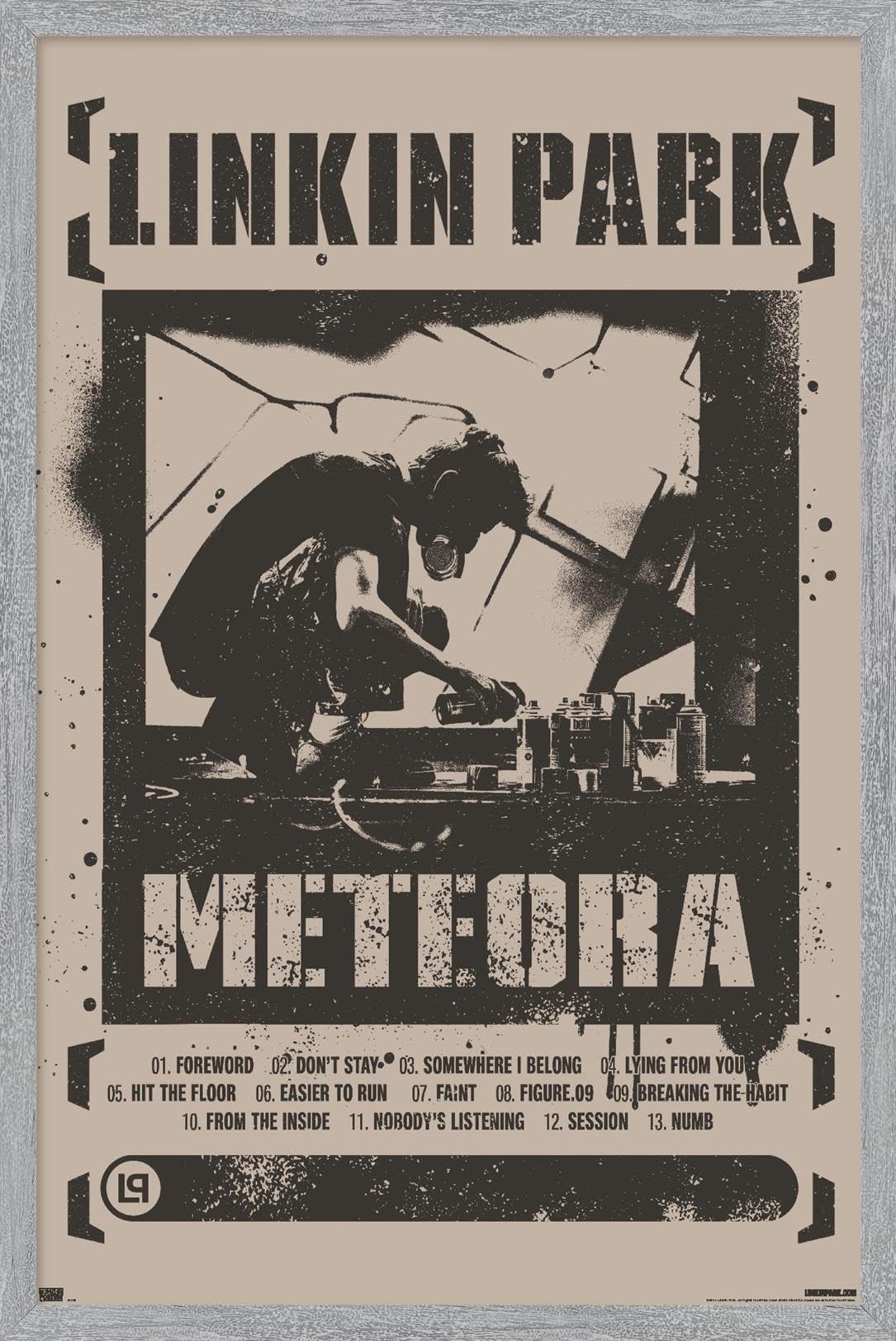 Linkin Park - Meteora Wall Poster, 34L" x 22.4W", Unframed Version