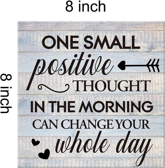 Inspirational Wall Art Decor Print Pictures (8 X 8 Inches, Framed)