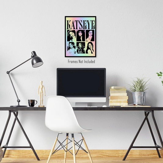 Katseye Poster (UNFRAMED 12 x 16) Kpop Group Music Singers Wall Art Teen Girl Room Wall Art Prints Bedroom Dorm