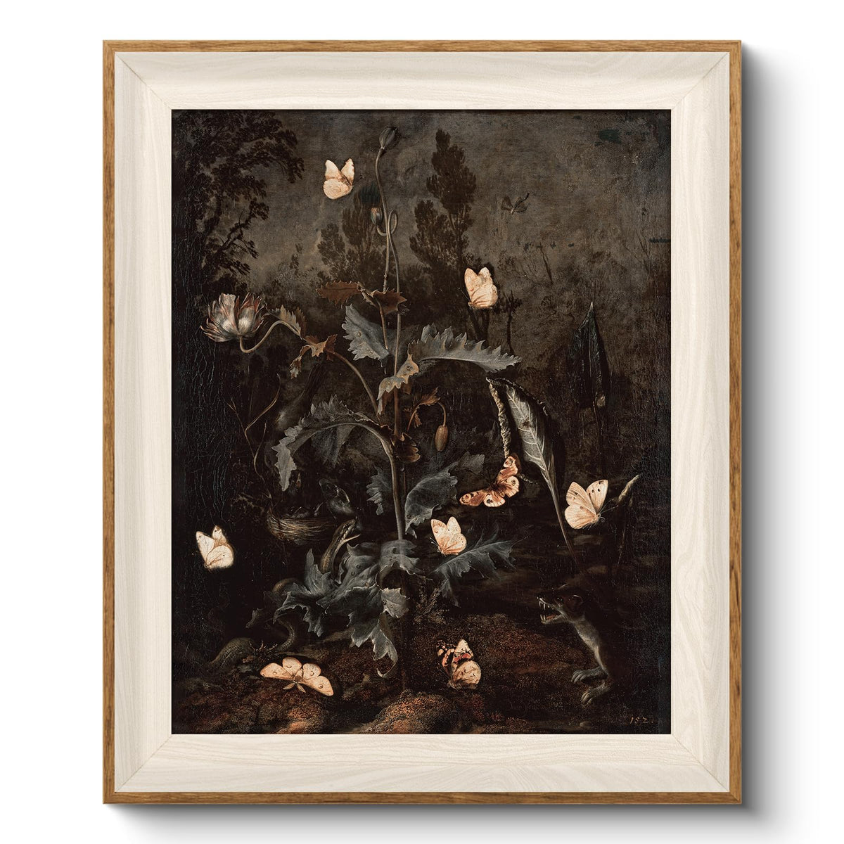 VIYYIEA Framed Wall Art for Living Room, Swan Wall Decor, 12×10 Inch