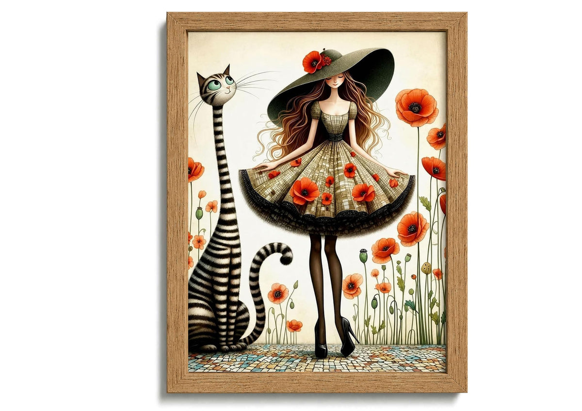 Brown Solid Wood Framed These Are The Good Old Days Canvas Wall Art 8x10in