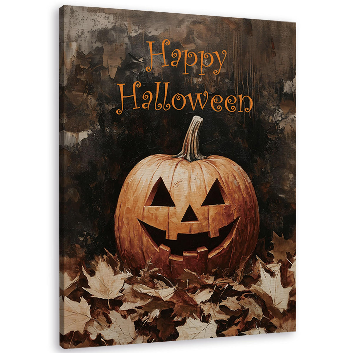 TLESKE Fall Pumpkin Rustic Farmhouse Wall Art Decor 11x14 (White-01)
