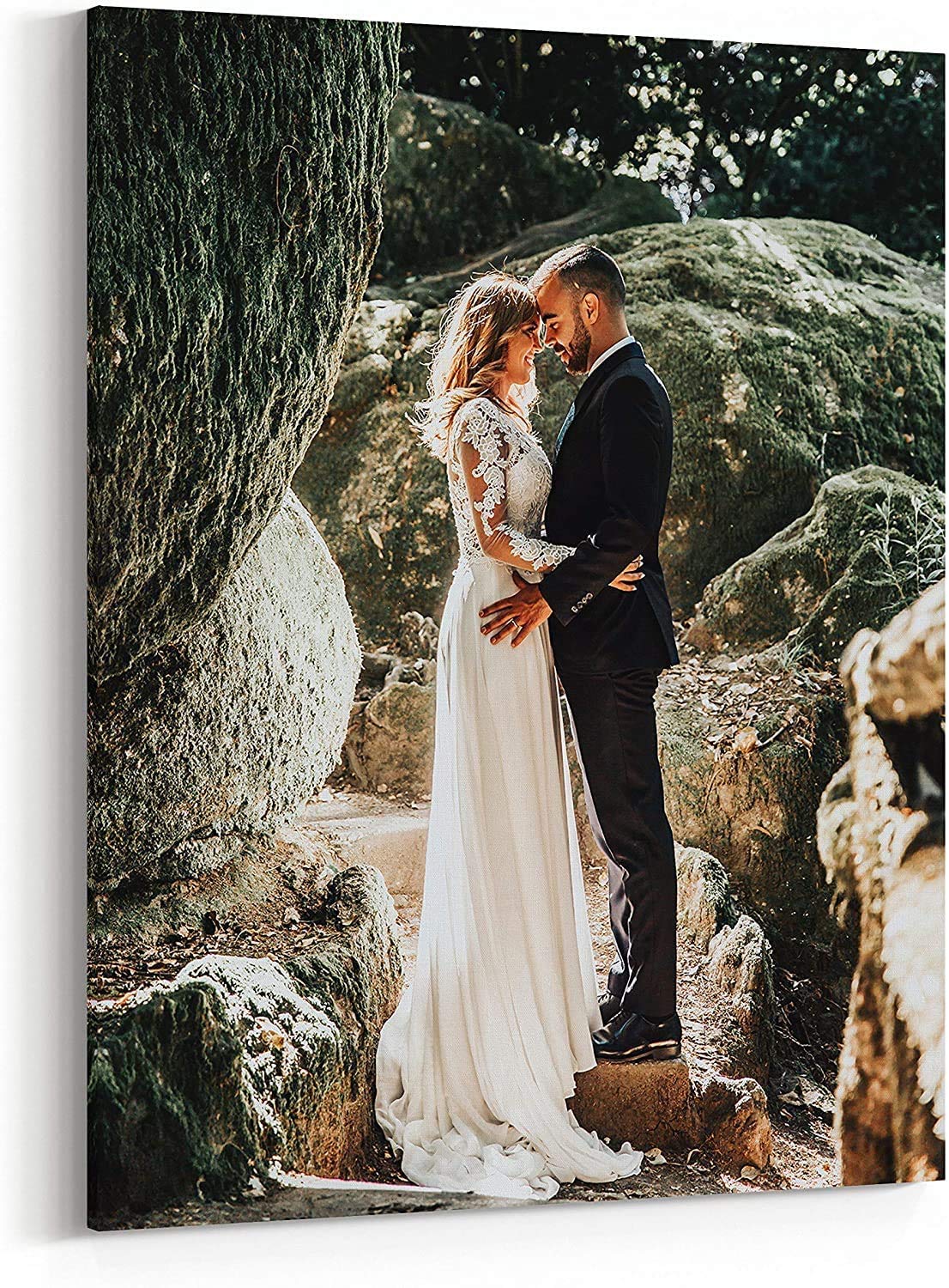 Personalized Custom Canvas Prints: Photo On Canvas (Framed 11X14) Transform Your Photos into Stunning Framed Wall Art Digitally Printed Photo To Canvas Ideal for Home Decor Gifts Keepsakes