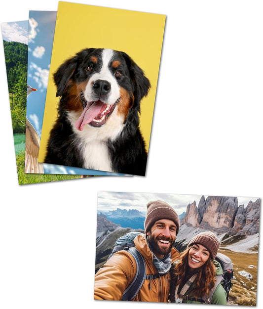 Photo Prints - Glossy - 4x6 - Standard Size - Upload Your Own Photos - Personalized Picture Prints - Custom Printed Photos for Home Decor - Made in the USA - Custom Prints for Picture Frames and Wall Art