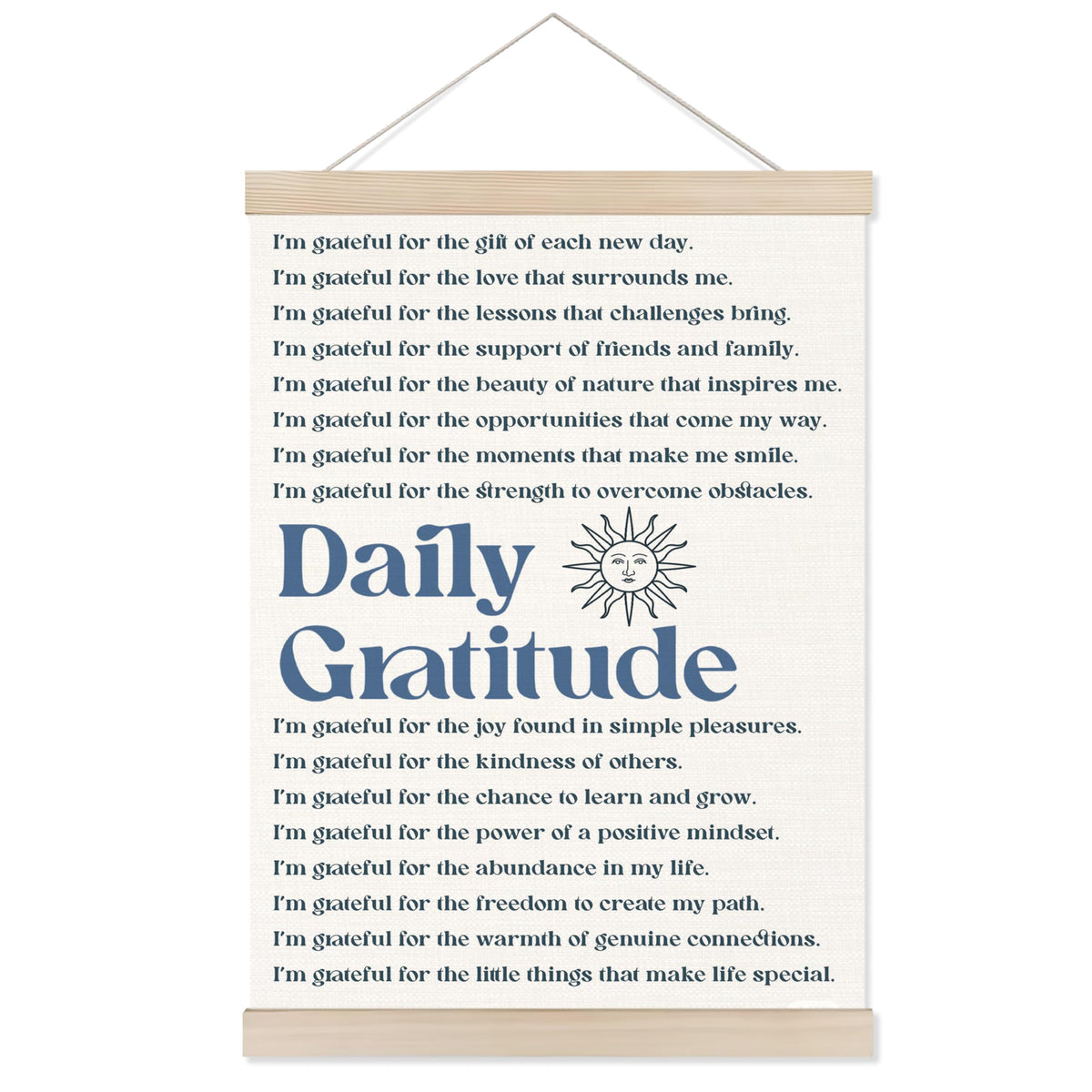 Welshower Boho Motivational Positive Poster Hanger Frame, What's the Best That Could Happen Positive Affirmations Wall Art Prints Decor for Living Room Bedroom Home Office Framed, 12x16 Inch